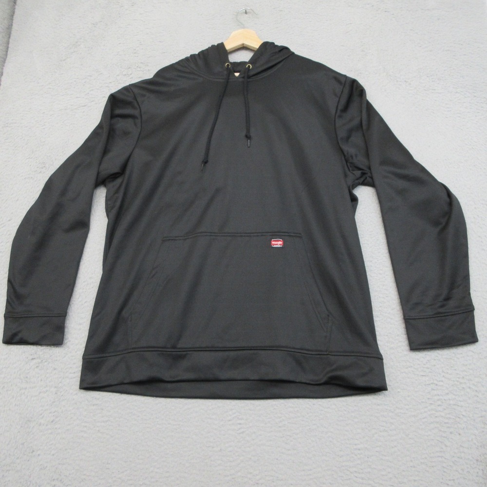 Wrangler Workwear Tech Hoodie Neck Gaiter Black XL Relaxed Fit Outdoor Techwear